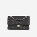 Chanel Medium Classic Flap - Black Caviar | Silver Hardware (2014)