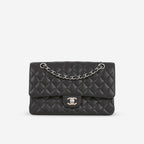 Chanel Medium Classic Flap - Black Caviar | Silver Hardware (2014)