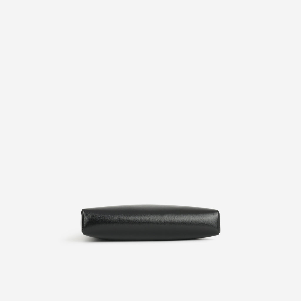 Chanel Nano 31 Clutch on Chain - Black Glazed Calfskin | Champagne Gold Hardware