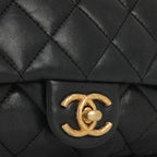 Chanel Small All Slide Adjustable Chain Flap - Black Lambskin | Gold Hardware