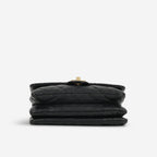 Chanel Small All Slide Adjustable Chain Flap - Black Lambskin | Gold Hardware