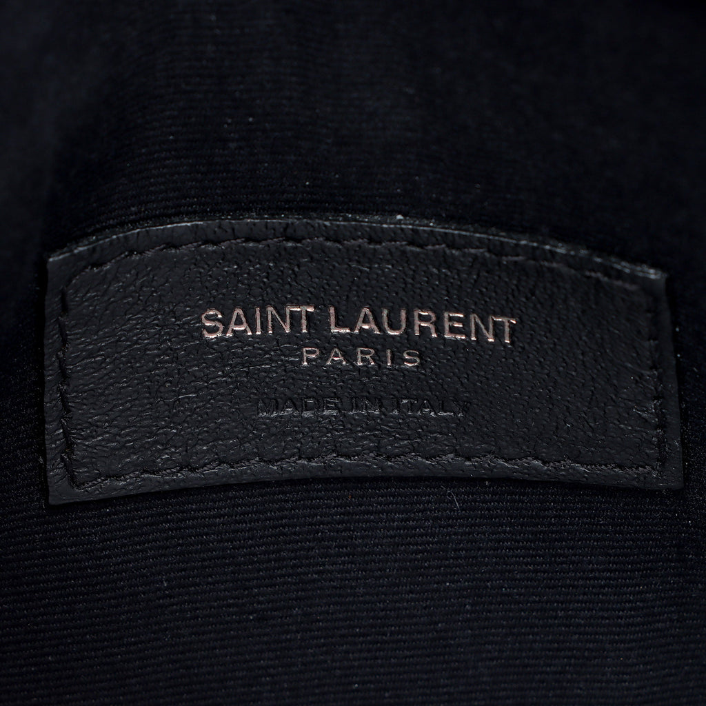 Saint Lauent Calfskin Monogram Uptown Baby Pouch (SHF-3t9Yvn)