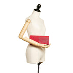 Saint Laurent Belle De Jour Patent Leather Clutch Bag (SHG-28032)