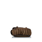 Saint Laurent Besace Embossed Nubuck Leather Flap Bag (SHG-29229)