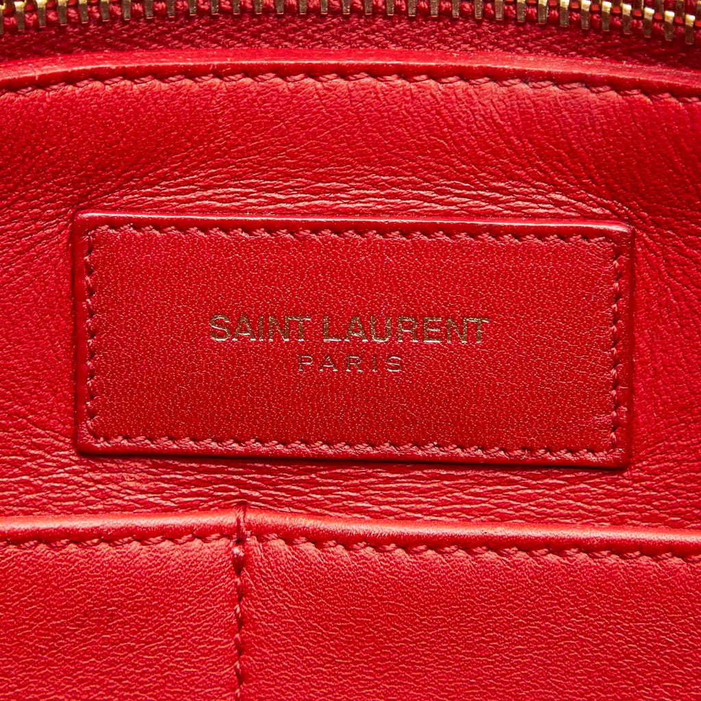 Saint Laurent Cabas Chyc Leather Handbag (SHG-20327)