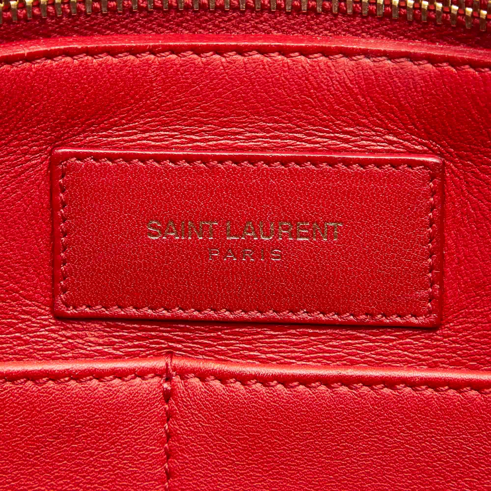 Saint Laurent Cabas Chyc Leather Handbag (SHG-20327)
