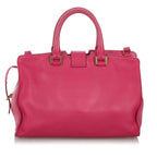 Saint Laurent Cabas Chyc Leather Satchel (SHG-26755)