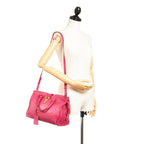 Saint Laurent Cabas Chyc Leather Satchel (SHG-26755)