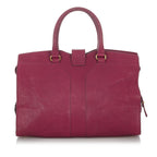 Saint Laurent Cabas Chyc Ligne Leather Handbag (SHG-26756)