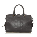 Saint Laurent Cabas Chyc Ligne Leather Handbag (SHG-29293)