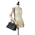 Saint Laurent Cabas Rive Gauche Leather Satchel (SHG-23851)