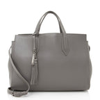 Saint Laurent Calfskin Amber Medium Tote (SHF-12534)