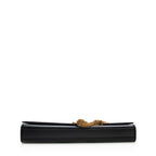 Saint Laurent Calfskin Cassandra Tassel Clutch (SHF-18666)