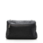 Saint Laurent Calfskin Croc Embossed West Hollywood Flap Bag (SHF-17898)