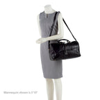 Saint Laurent Calfskin Duffle 12 Satchel (SHF-14163)