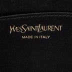 Saint Laurent Calfskin Monogram Belle de Jour Large Clutch (SHF-19132)