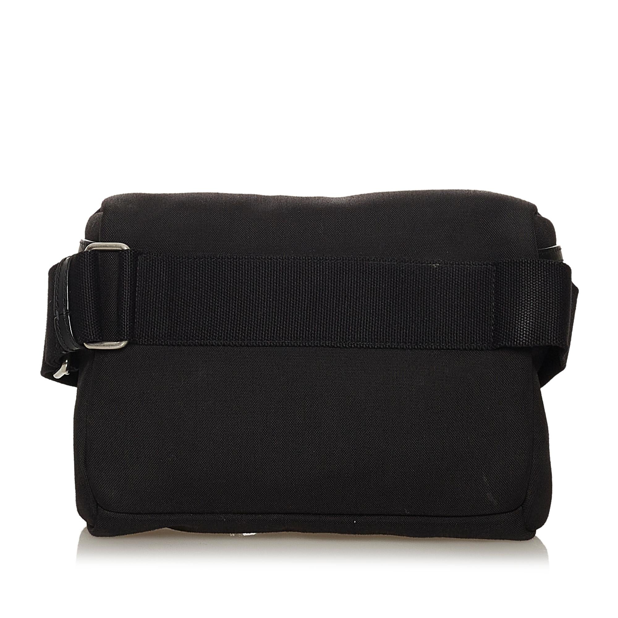 Saint Laurent Canvas Belt Bag (SHG-29251)