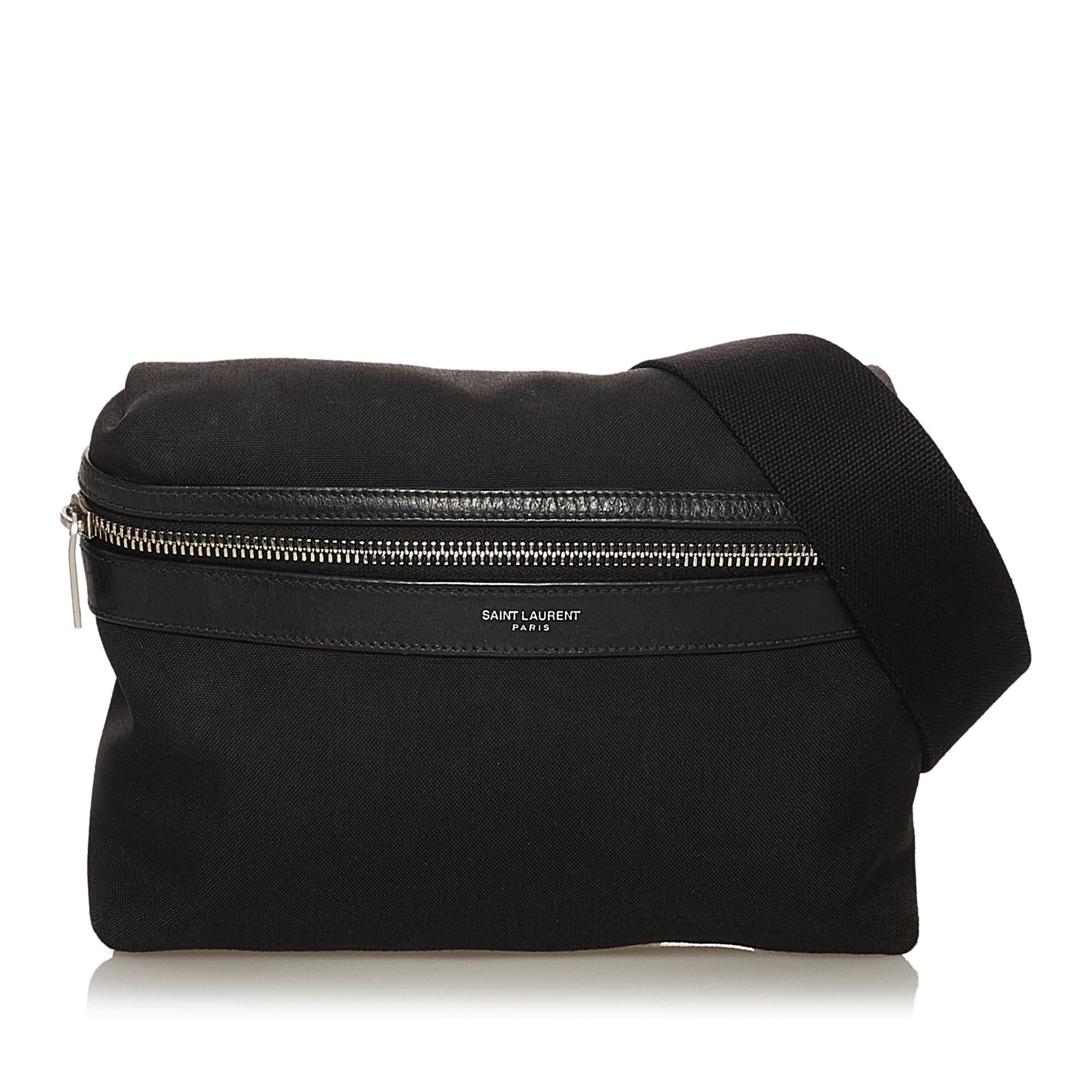 Saint Laurent Canvas Belt Bag (SHG-29251)