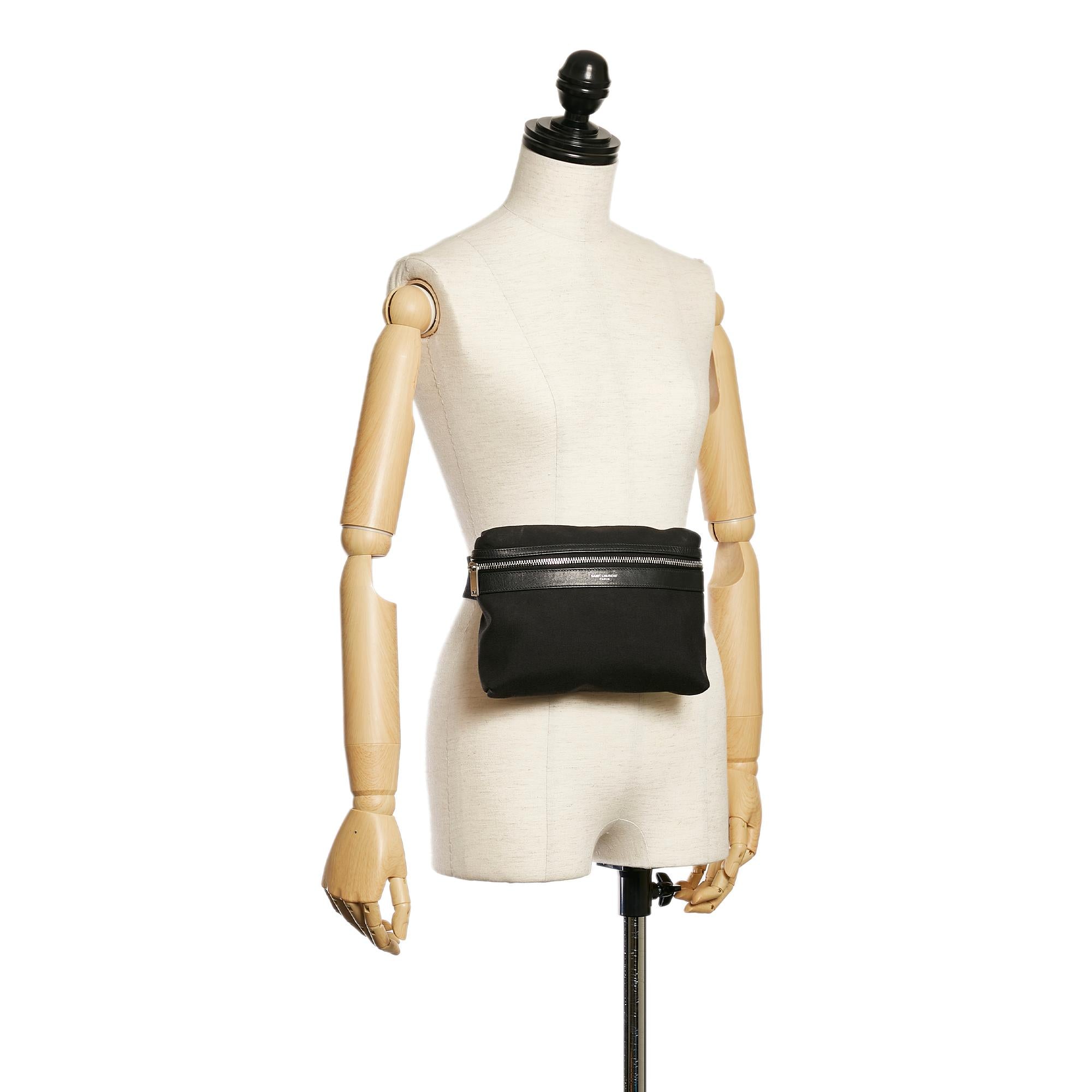 Saint Laurent Canvas Belt Bag (SHG-29251)