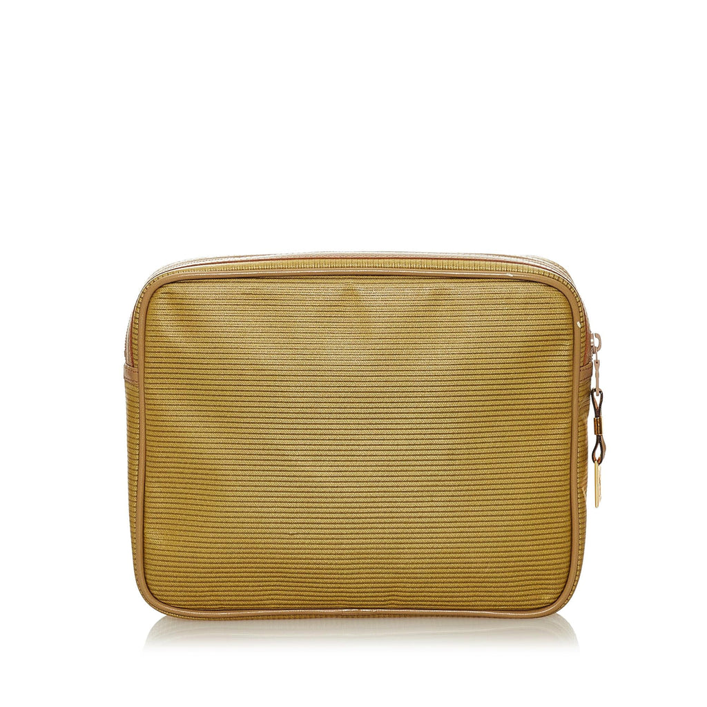 Saint Laurent Canvas Clutch Bag (SHG-27296)