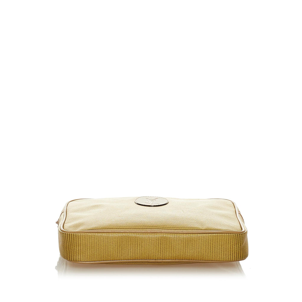 Saint Laurent Canvas Clutch Bag (SHG-27296)
