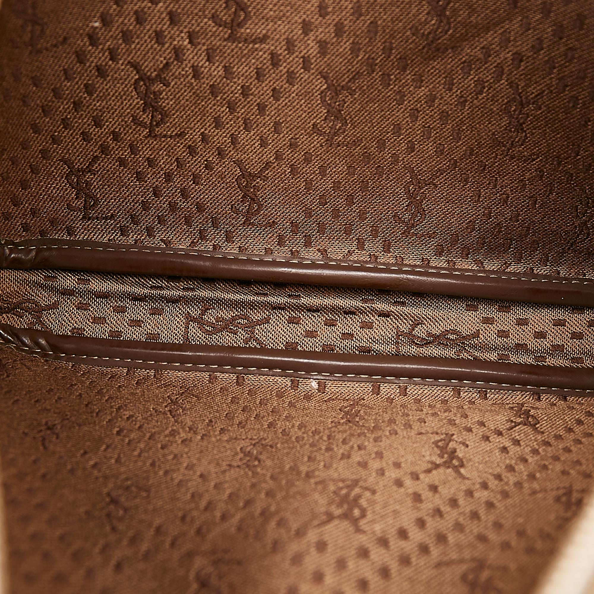 Saint Laurent Canvas Clutch Bag (SHG-27296)