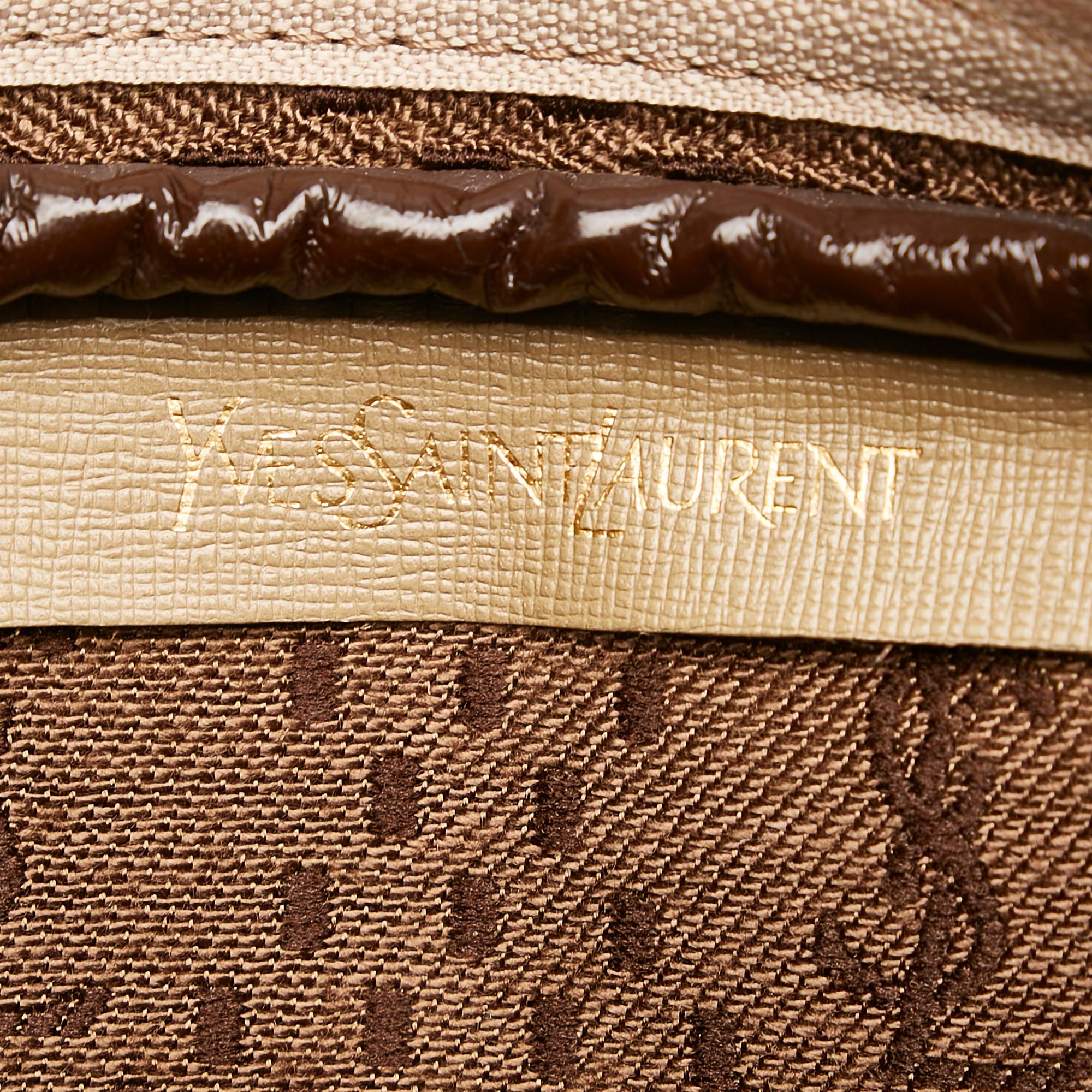 Saint Laurent Canvas Clutch Bag (SHG-27296)