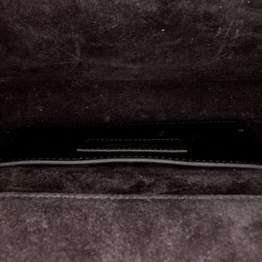 Saint Laurent Cassandre Leather Clutch (SHG-24788)