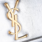 Saint Laurent Cassandre Leather Clutch (SHG-24788)