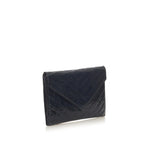 Saint Laurent Chevron Leather Clutch Bag (SHG-27231)