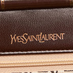 Saint Laurent Chevron Leather Clutch Bag (SHG-29906)