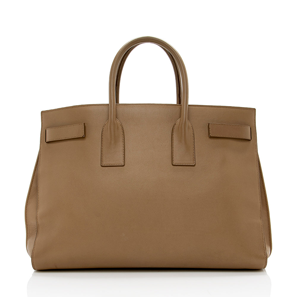 Saint Laurent Classic Calfskin Large Sac De Jour Tote - FINAL SALE (SHF-15261)