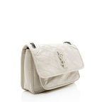 Saint Laurent Crinkled Calfskin Niki Baby Shoulder Bag (SHF-18929)