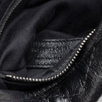 Saint Laurent Crinkled Calfskin Niki Chain Wallet (SHF-18521)