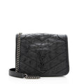 Saint Laurent Crinkled Calfskin Niki Chain Wallet (SHF-18521)