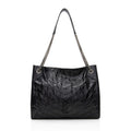Saint Laurent Crinkled Calfskin Niki Medium Shopping Tote (SHF-19547)