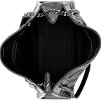 Saint Laurent Crinkled Calfskin Niki Medium Shopping Tote (SHF-19547)