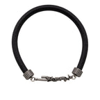 Saint Laurent Crinkled Calfskin Studded Opyum Bracelet (SHF-1K4Chh)