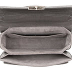 Saint Laurent Croc Embossed Bellechasse Shoulder Bag (SHF-18639)
