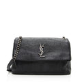 Saint Laurent Croc Embossed Calfskin West Hollywood Flap Bag (SHF-19064)
