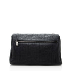 Saint Laurent Croc Embossed Calfskin West Hollywood Shoulder Bag (SHF-18311)