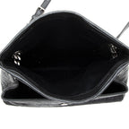 Saint Laurent Croc Embossed Calfskin West Hollywood Shoulder Bag (SHF-18311)