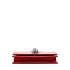 Saint Laurent Croc Embossed Leather Kate Tassel Shoulder Bag (SHF-18917)
