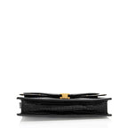 Saint Laurent Croc Embossed Margaux Shoulder Bag (SHF-18208)