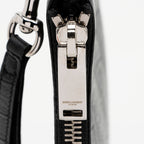 Saint Laurent Croc Embossed Monogram Zip Pouch Wristlet (SHF-19209)