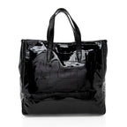 Saint Laurent Croc Embossed Patent Leather Raspail Tote (SHF-19265)