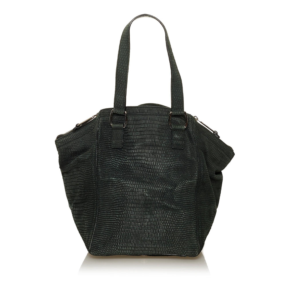 Saint Laurent Downtown Embossed Leather Tote Bag (SHG-28403)