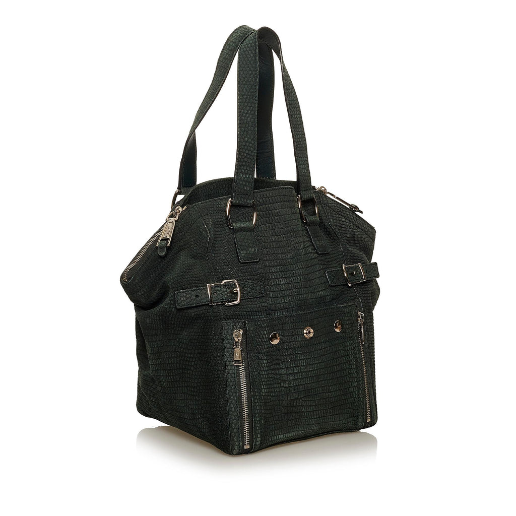 Saint Laurent Downtown Embossed Leather Tote Bag (SHG-28403)
