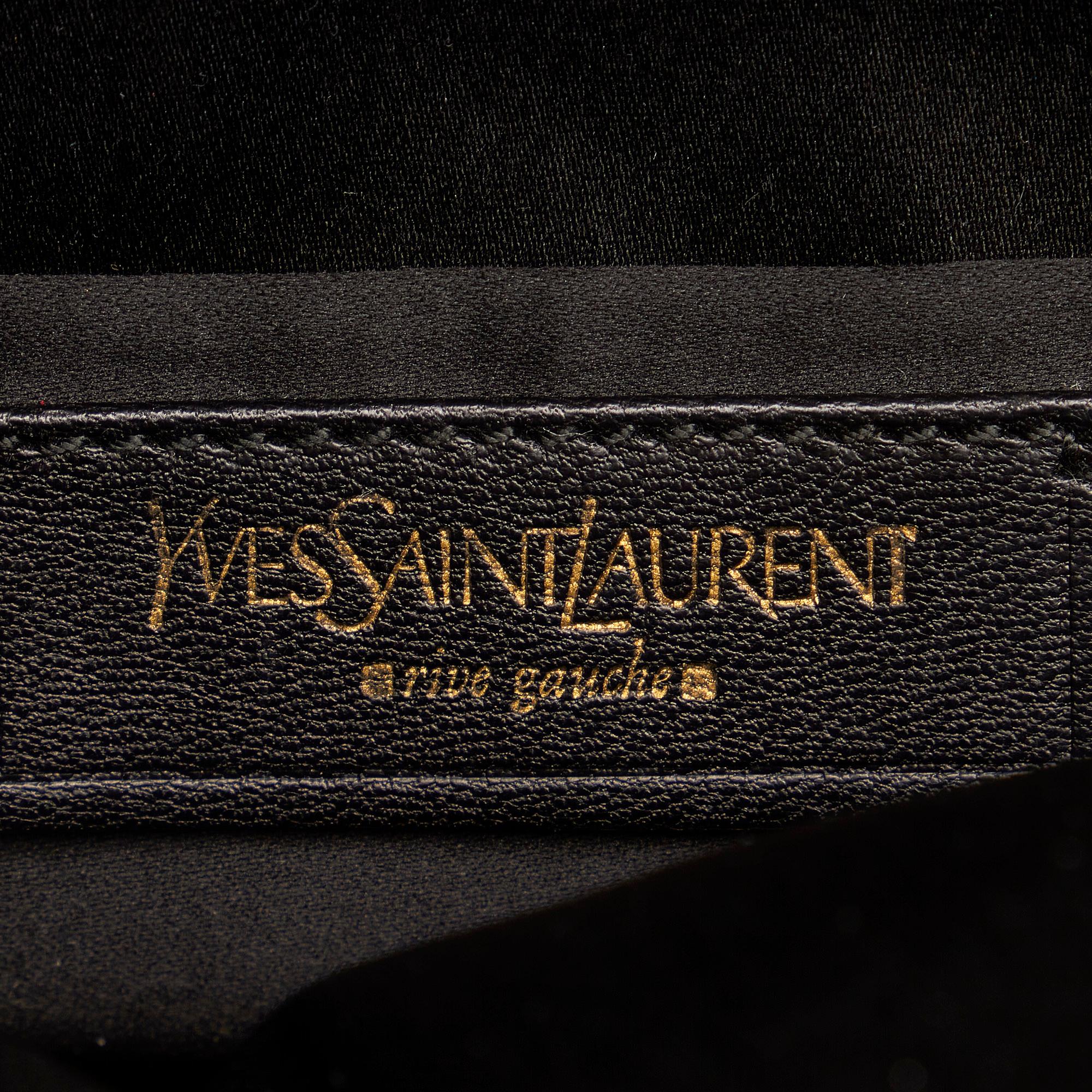 Saint Laurent Downtown Patent Leather Handbag (SHG-27230)