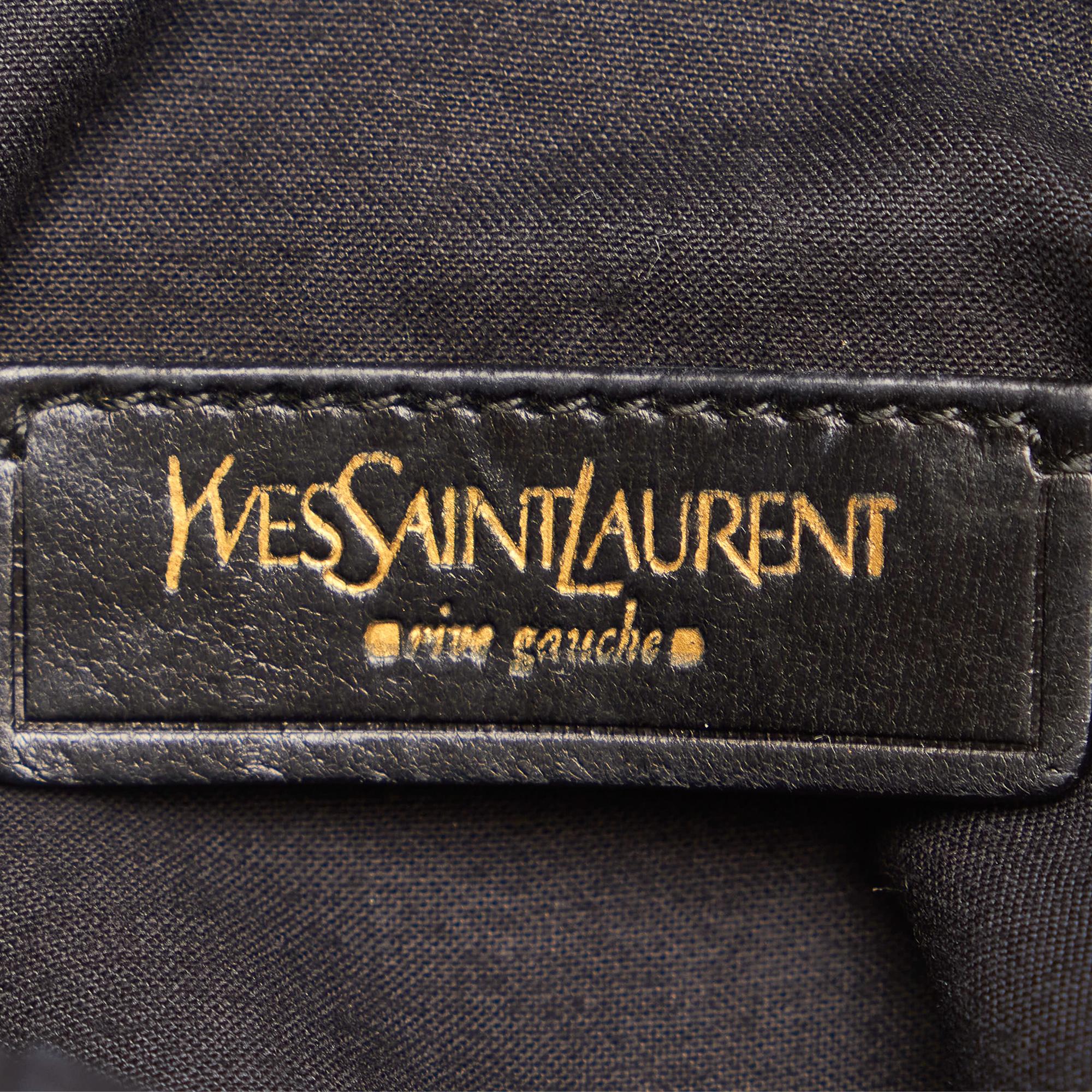 Saint Laurent Downtown Patent Leather Handbag (SHG-28073)